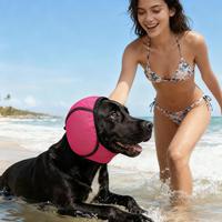 Dog Ear Muffs Elastic Waterproof Wrap Thickened Pet Ear Cover For Winter Cold Weather Outdoor Travel Vet Visit Shower Bath
