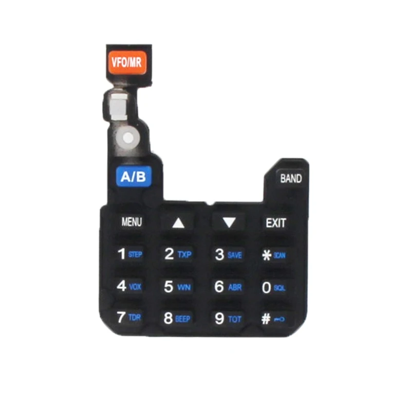 Taklie-Baofeng rádio bidirecional, Peças de reparo teclado numérico, Walkie Talkie, UV5R, UV-5RA, 5pcs