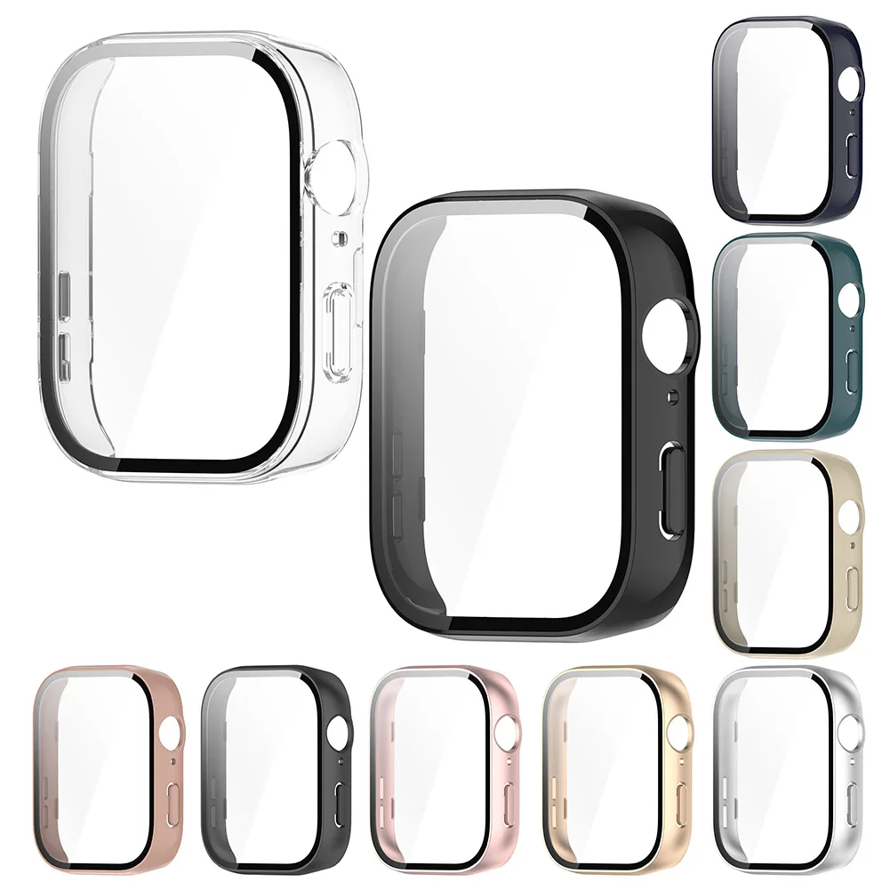 

Чехол для часов из поликарбоната с закаленным стеклом, защита экрана часов, Пылезащитная рамка с полным покрытием для Huawei Watch Fit3