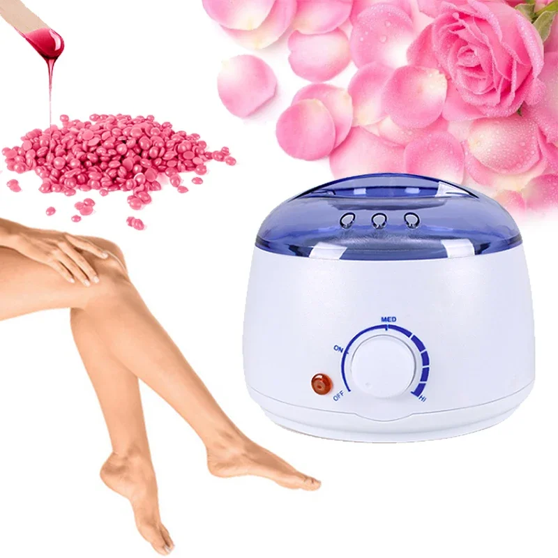 Podgrzewacz do wosku 200 ml, przenośny, wielofunkcyjny, szybki i bezbolesny depilator do ciała, do usuwania włosów z twardych fasolek woskowych.