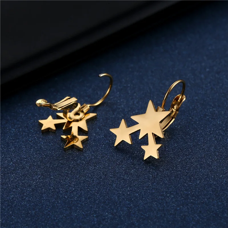 Stainless Steel Earrings New Aesthetic Stars Korean Fashion Charms Sexy Charm Bear Earring For Women Jewelry Party Gifts