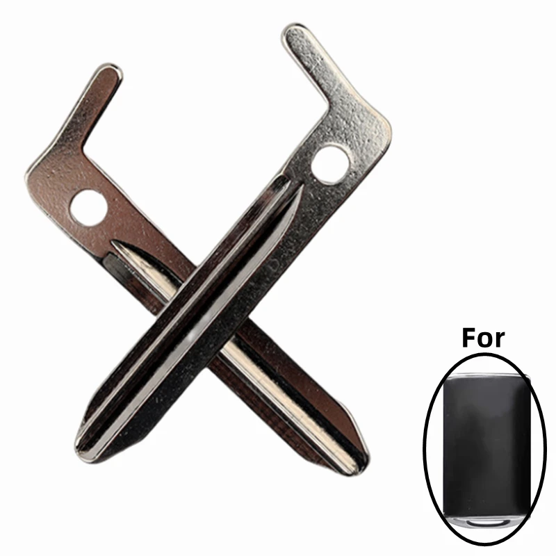 

FLYBETTTER OEM 10 шт. пустой необрезанный сменный аварийный смарт-дистанционный ключ вставка для Mazda CX30