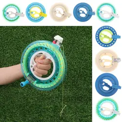 Creative Twisted String Line Fying Kites Kite Reel String Flying Handle Tool Winder Fire Wheel