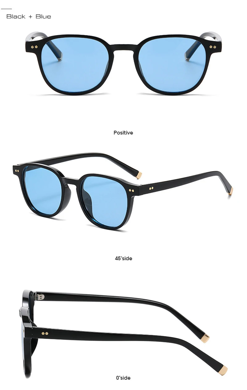 SHAUNA Retro Platz Frauen Polarisierte Sonnenbrille Mode Nieten Dekoration Männer Punk Fahren Sonnenbrille Shades UV400 – Detail 13