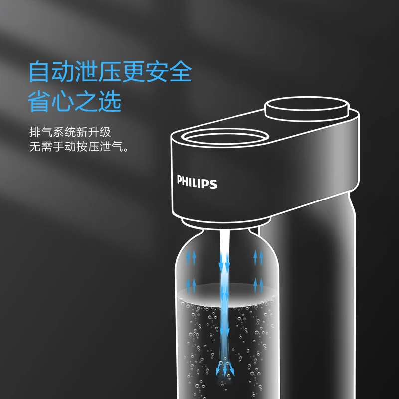 Philips Sparkling Water Machine Household Soda Water Carbon Dioxide Carbonated Beverage Pumper