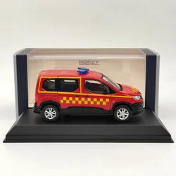 Norev-Rifter Secours Medical Modelos Diecast, Carro Vermelho, Presente De Natal, 1:43