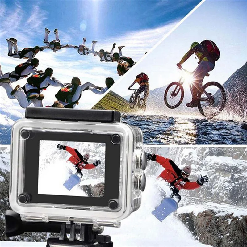 B24B Motion Camera, 4K HD Camera Wifi Diving Sports Camera DV Waterproof Outdoor Underwater Camera