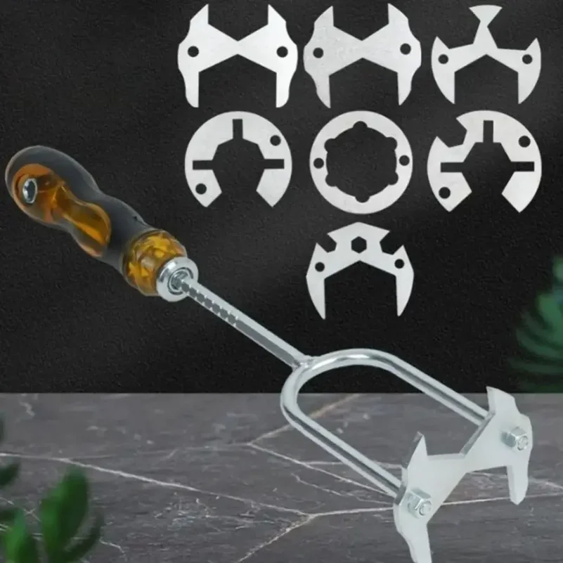 All-in-one Design Plumbing Tool Multi-size 360-degree Rotation Bathroom Sink Wrench Tight Space Design