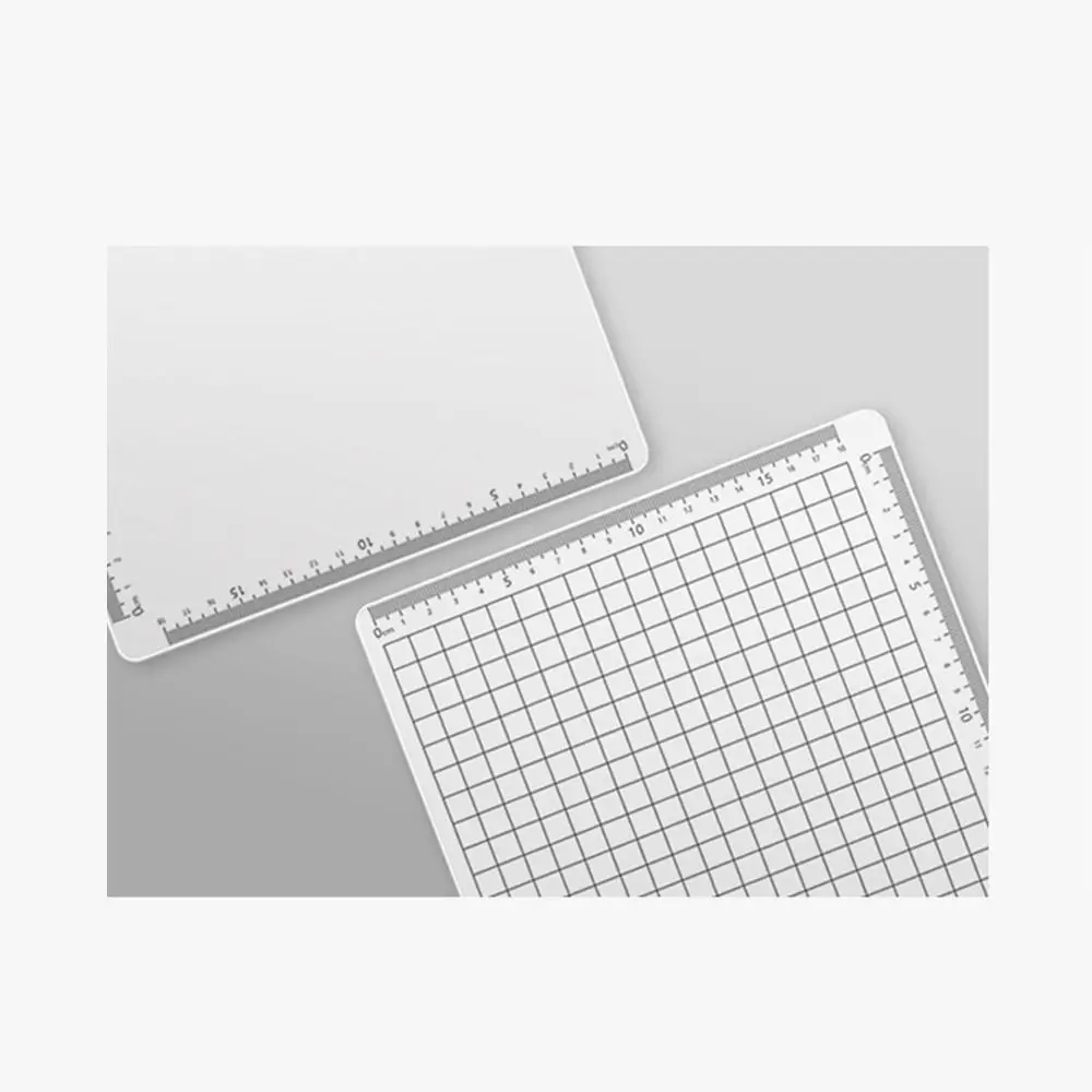 Anti Slip Pad Grid Sewing Cutting Mats PVC Waterproof Transparent Ruler Board Grid Scale A4 Writing Drawing Desk Pad Exam Office
