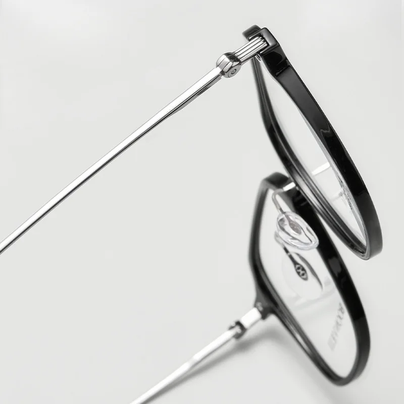 KJDCHD mode lunettes confortables Vintage Ultra léger carré lunettes unisexe lunettes de Prescription cadre pour hommes femmes