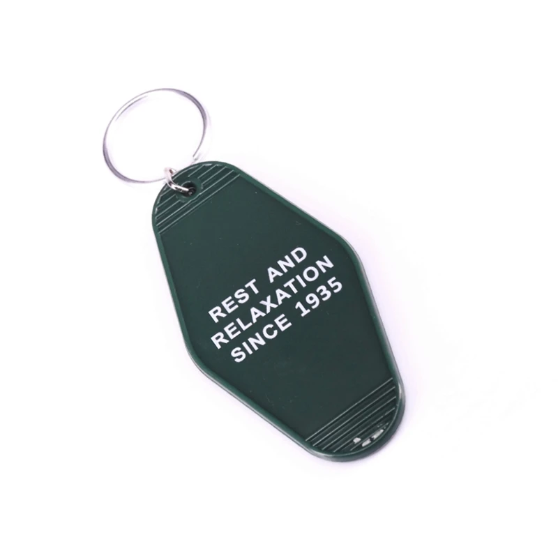 Camp Crystal Lake Wessex County New Jersey HOTEL KeyChain Keyring Tag Key Chains TV Show Office Fans Funny Accessory Custom logo