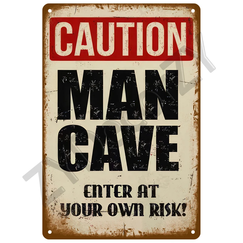 Warning Tin Sign Notice 24 Hour Security Camera Metal Sign Plaque Vintage Poster Metal Plate Wall Decor For Painting Poster Gift