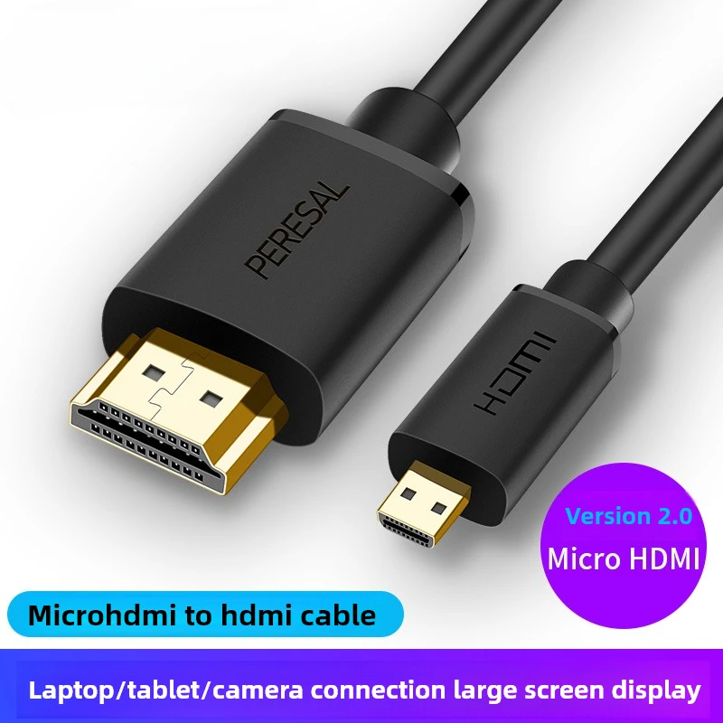 MicroHDMI to HDMI HD 4K DSLR camera with capture card live video cable for Canon r5 r6 Panasonic GH4 gopro5 6 7