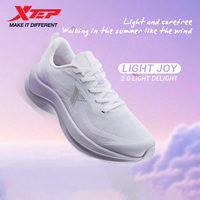 Xtep Running Shoes for Women 2025 Summer Comfortable Lightweight Mesh Rebound Cushioning Breathable Sports Shoes 875218110014