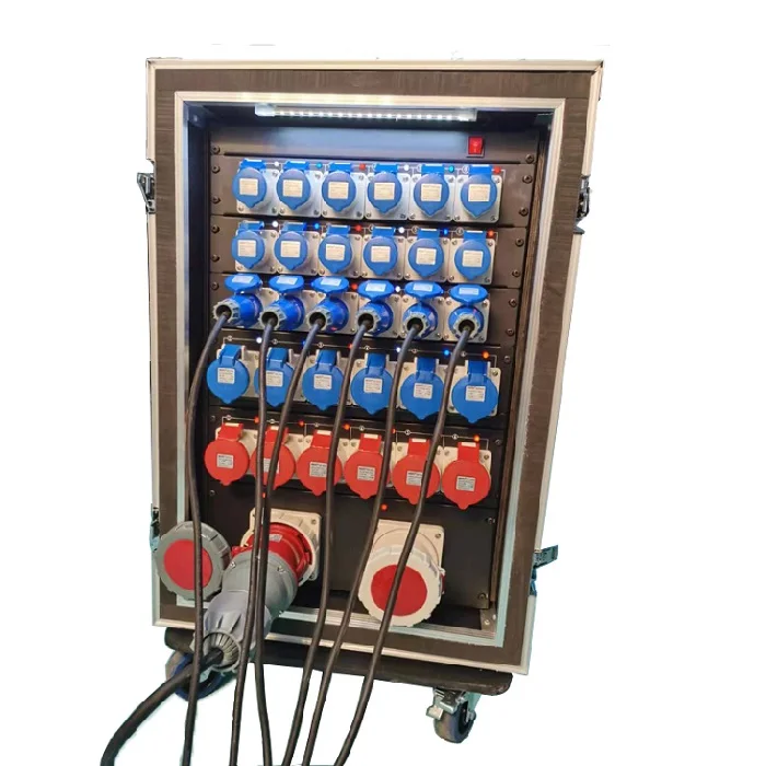 Stage Performance Led Screen Electrical Power Distro Boxes Power Distribution Equipment