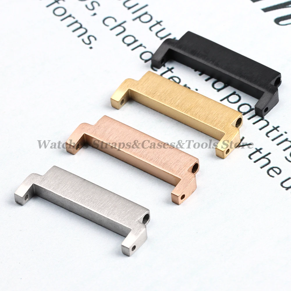 Watch Strap Metal Adapters 18mm To 20/22mm,20mm To 18/20/22mm,22mm To 18mm 22mm Quick Release Pins Connectors Watch Accessories