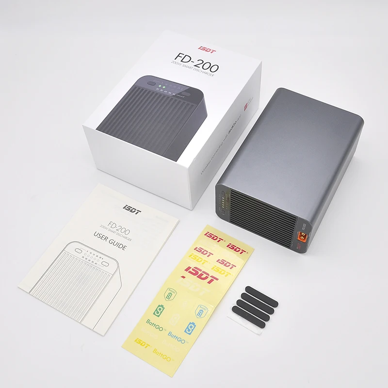 The ISDT FD200 intelligent lithium battery discharger can discharge 200w with one click