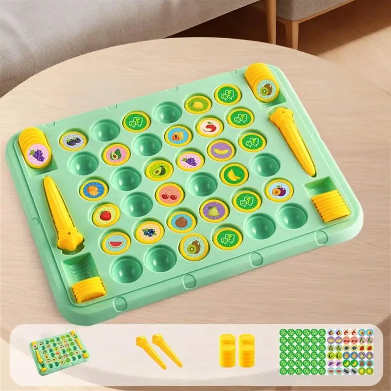 

U2JB игра на память с животными и фруктами, настольная стратегическая игра для вечеринок и путешествий, игрушка