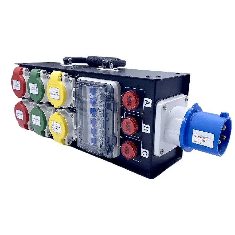 High-quality 32A 3P Input Portable Power Distribution Distro Box FP-01-008