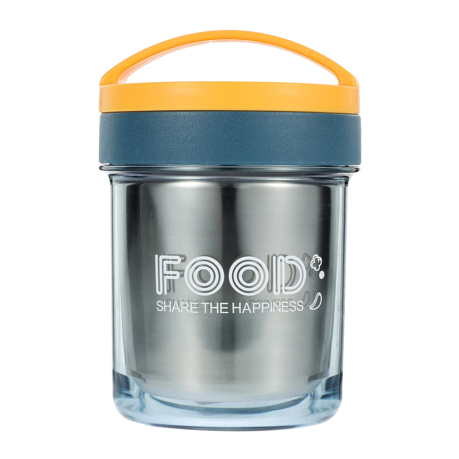 

1pc Portable Insulation Porridge Cup Food Container Heat Resistant Soup Bowl Thermal Leak Proof Food Storage Holder For Home