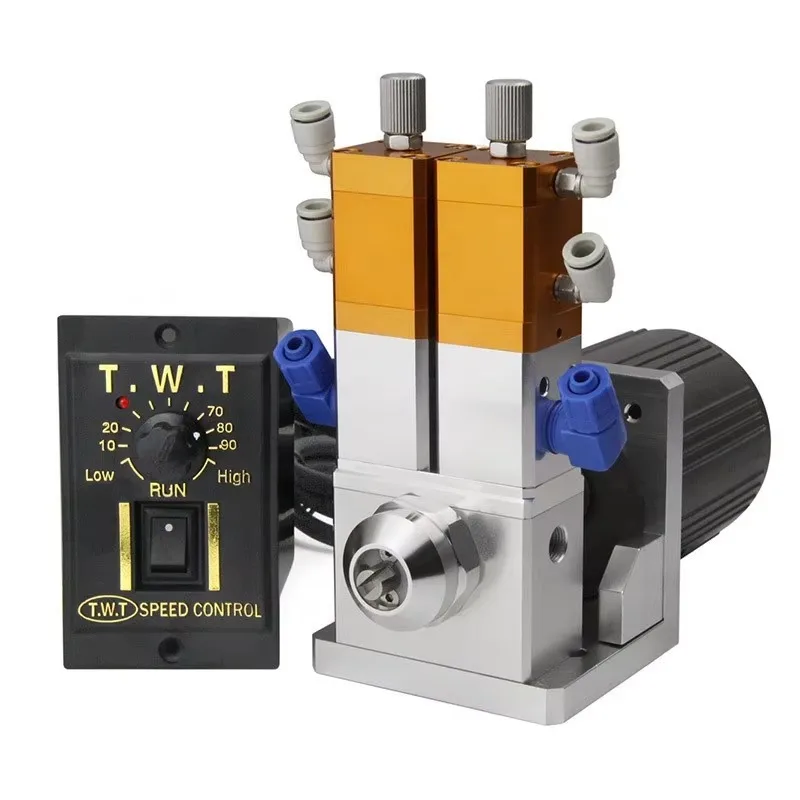 

Motor Stirring Electric Screw Double Liquid Valve Dynamic Dispensing Valve