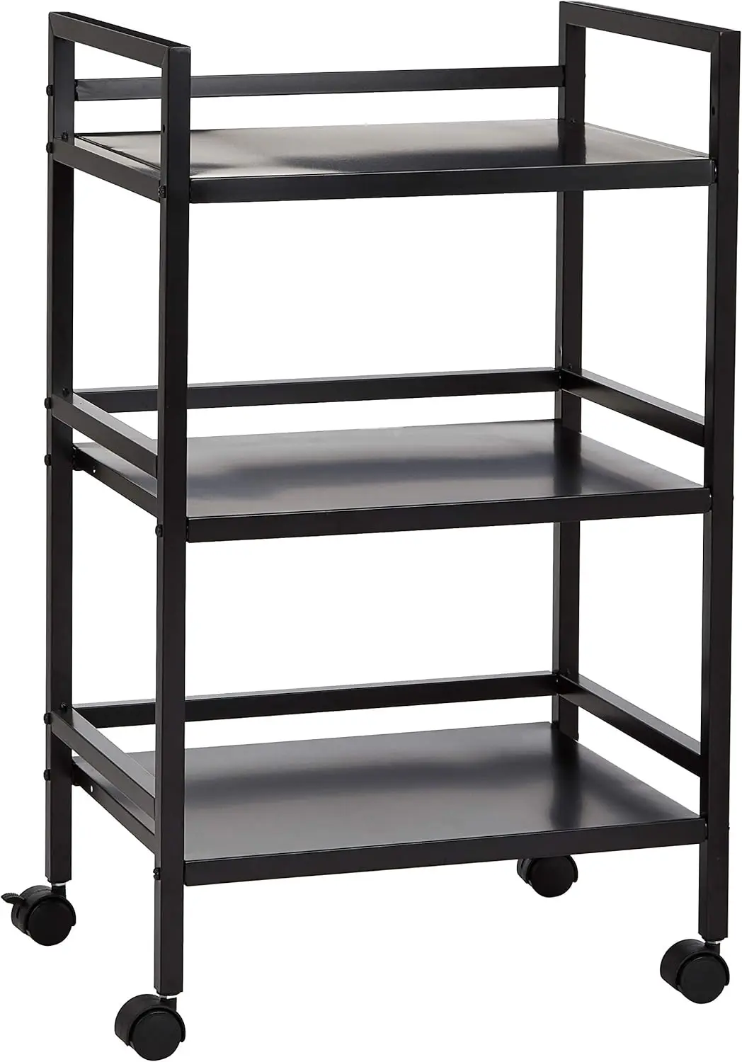 

Amazon Basics 3-Tier Metal Rolling Cart, Black