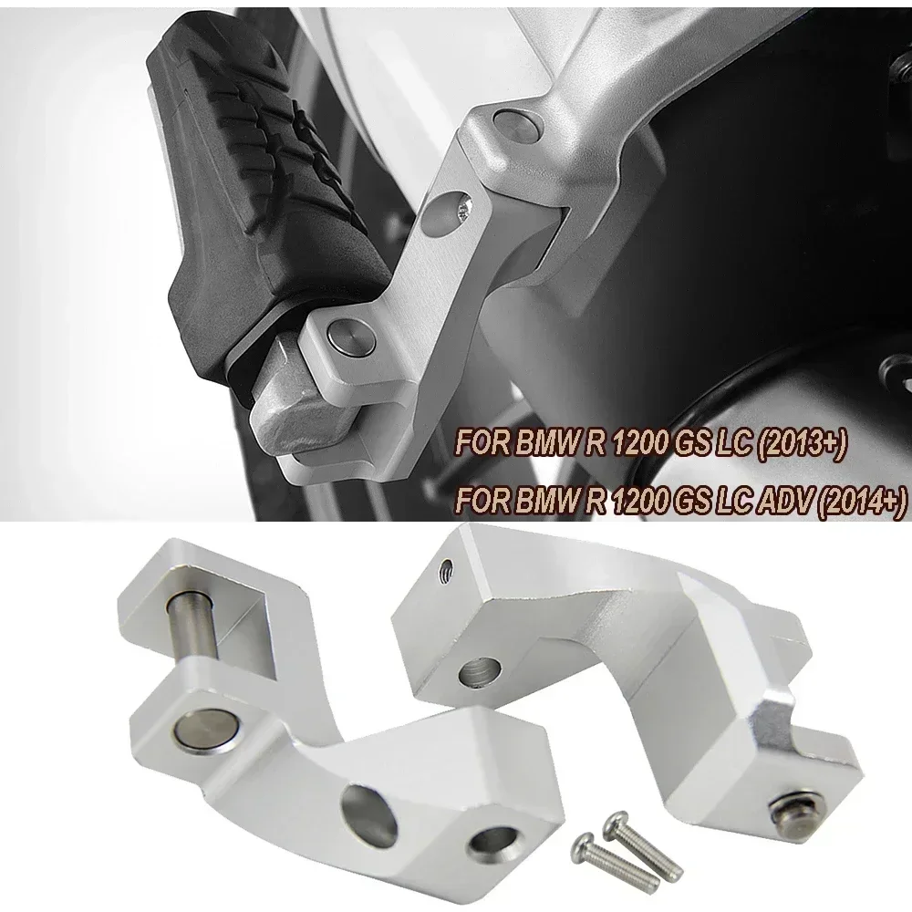 Motorcycle Passenger Footpeg Lowering Kit For BMW R1200GS LC Adventure ADV R1250GS LC Adventure ADV S1000XR Foot peg 2021 2020