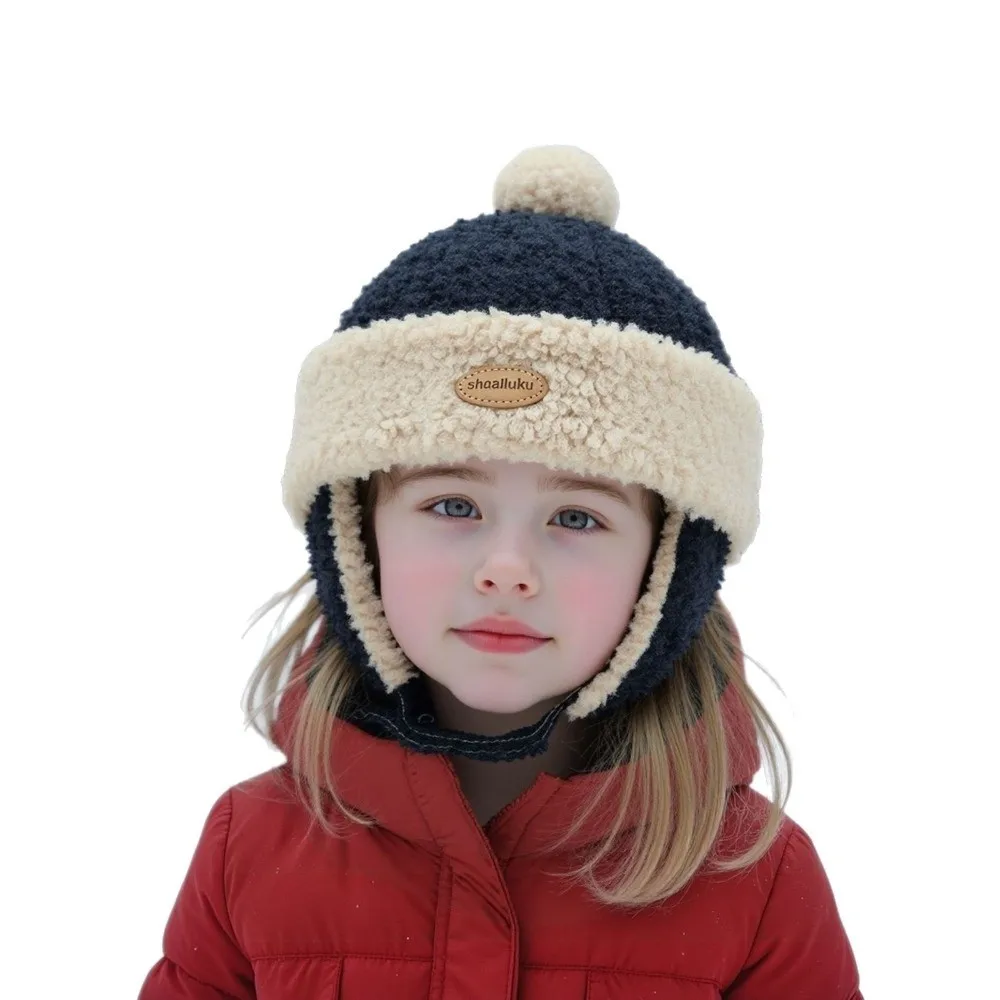 

Новая теплая шапка Lei Feng, ветрозащитная шапка с защитой ушей из овечьего пуха, холодостойкая шапка с капюшоном для езды на велосипеде, катания на лыжах