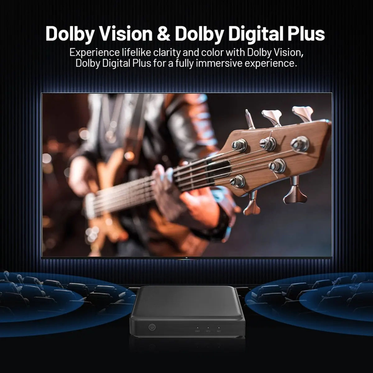 

NEW Android TV Box for Netflix 4K Ultra HD Google Certified Dolby Vision HDR10+ 4G 32G WiFi6 Streaming Media Device