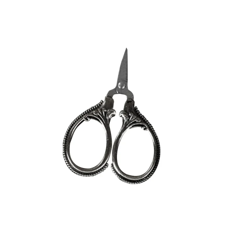 6cm Mini Retro Pocket Scissors Antique Thread Cutter Vintage  Embroidery Cross Stitch Sewing Stainless Steel