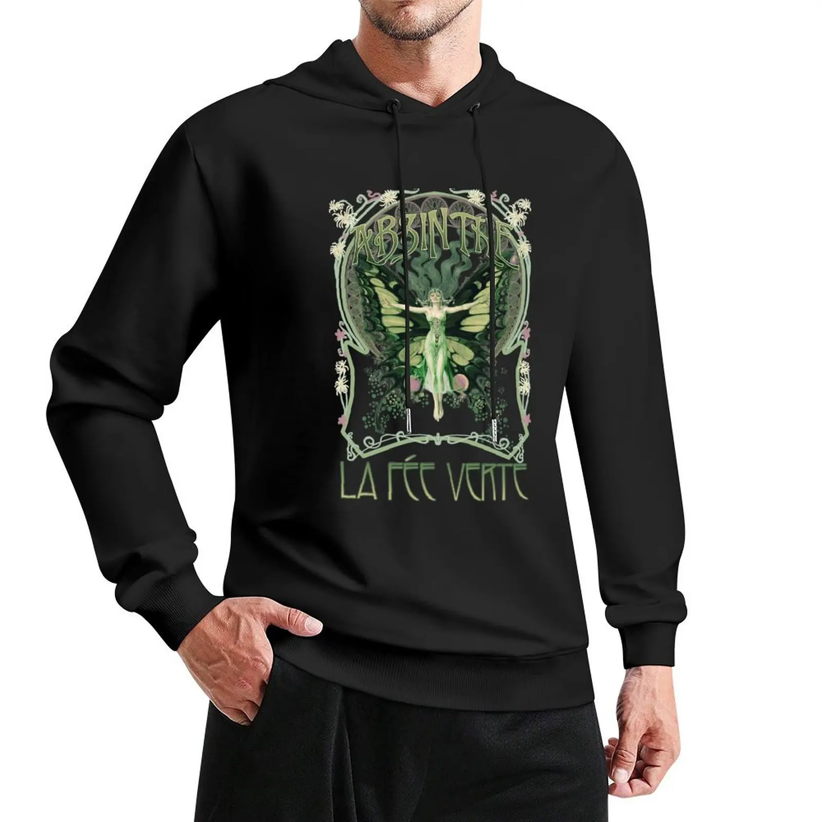 

Absinthe Pullover Hoodie men clothing korean style clothes male clothes new hooded tee