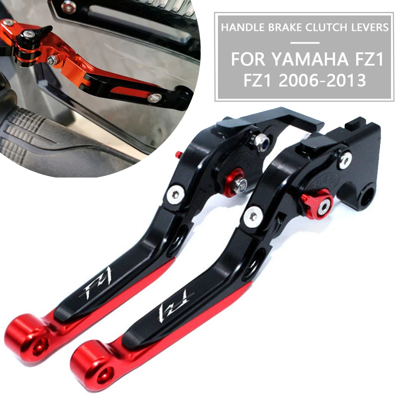 For FZ1 Fazer FZ 1 2006-2013 Motorcycle Accessories Adjustable Extendable Handle Bar Folding Brake Clutch Levers