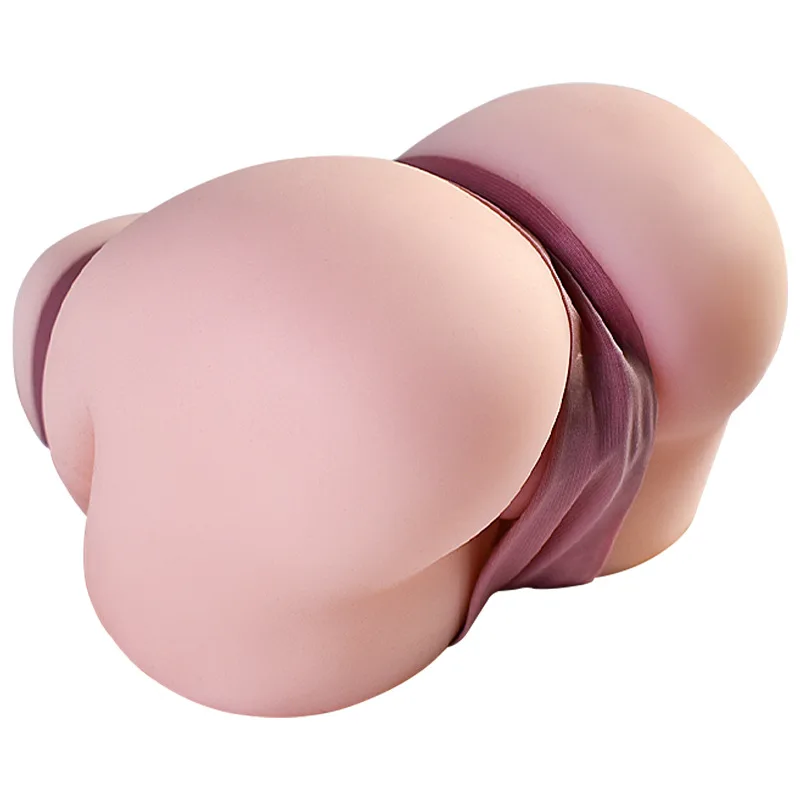 HESEKS Real Pussy Ass 3D Buttock Artificial Vagina Anal Dual Channel Male Masturbator Realistic Sex Doll Adult Sex Toy For Men