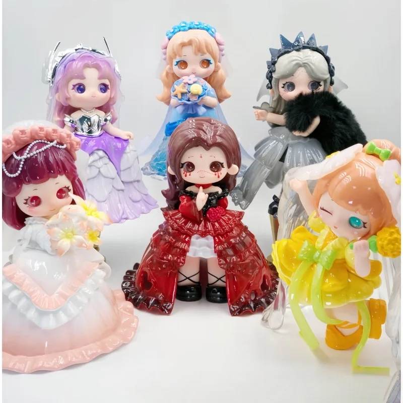 

New Genuine Ziyuli 6 Generation My Own Wedding Series Blind Box Toys Kawaii Action Figure Surprise Box Desk Decor Toys for Girls
