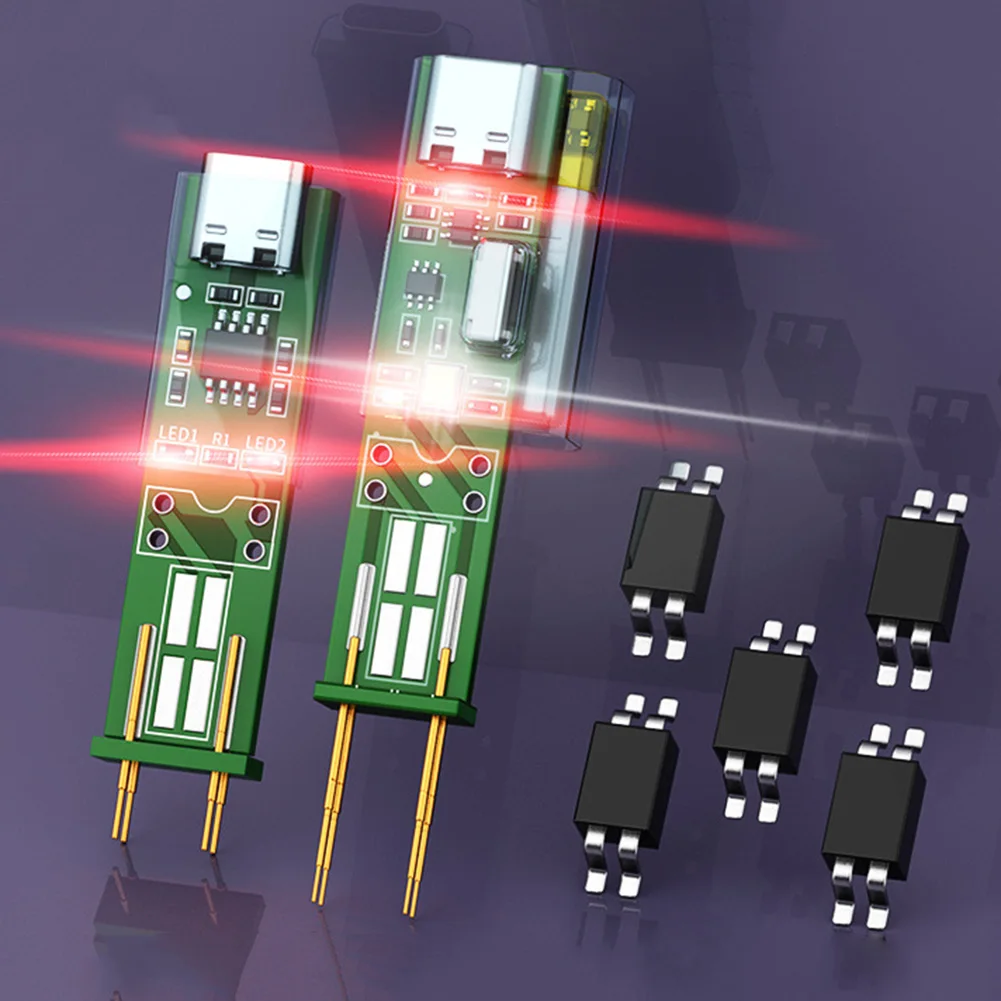 Optocoupler Tester Optocoupler Test Detection Tool Online Testmodule Reparatie Vervanging Accessoires Voor 4-pins Optocouplers