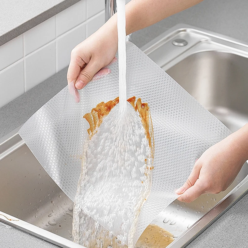 Reusable Kitchen Cabinet Mats Drawer Mats Washable Dustproof Waterproof Placemats Refrigerator Non-Slip Mats Oil-proof Liners