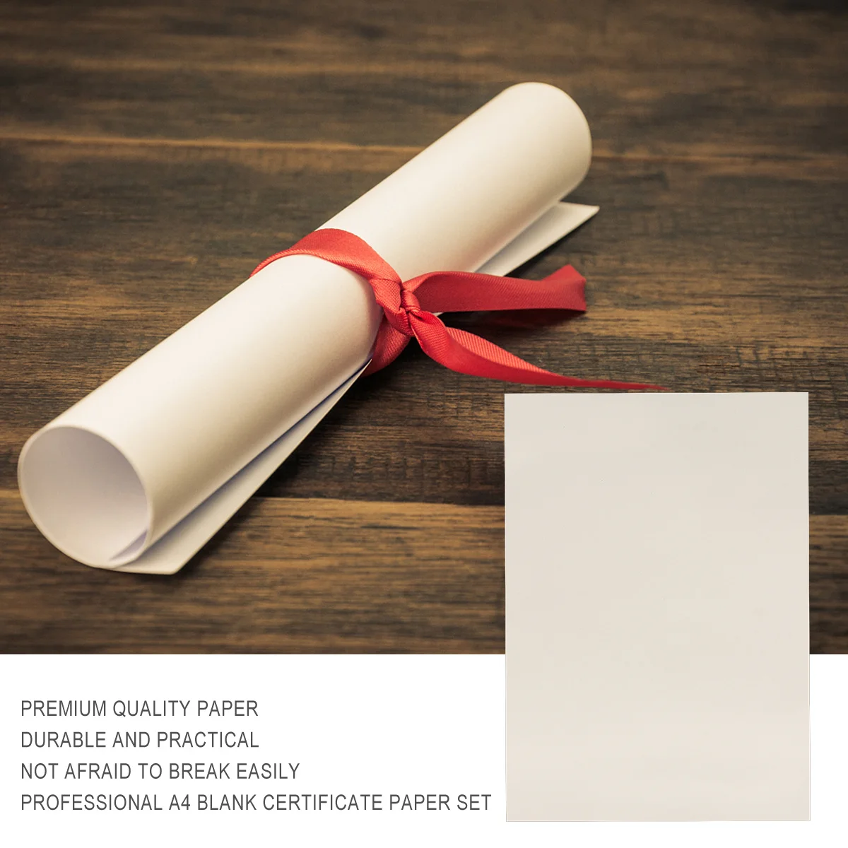 

1Set Blank A4 Certificate Paper 12K Border Inner Sheet Core Professional Double-Sided Offset Paper Easy to Write Print