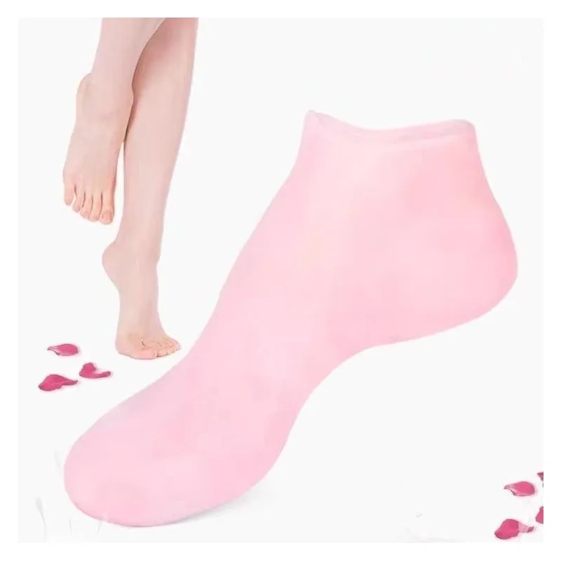 

Silicone Socks Moisturizing and Anti Cracking Foot Cover Anti Heel Cracking Protective Cover Foot Mask Cover Beach Socks