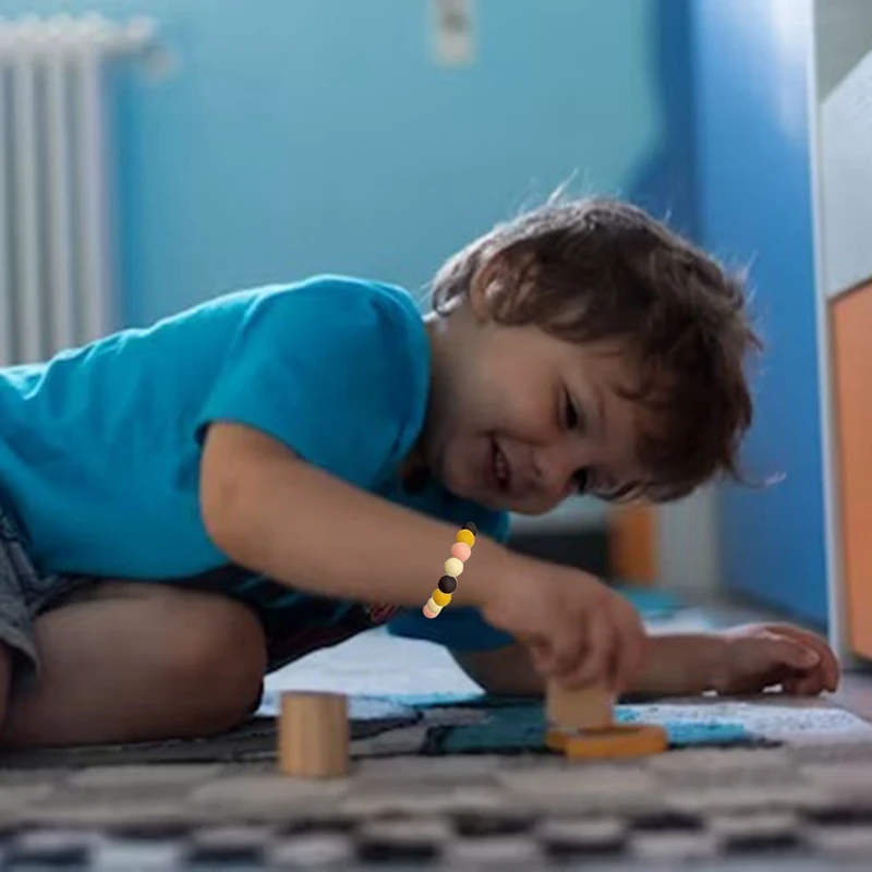 92 قطعة سلسلة المفاتيح سيليكون الخرز DIY سيليكون الخرز مضلع ستار حبة سوار صنع عدة