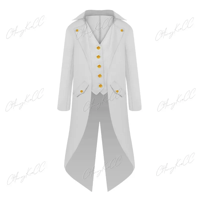 Kid Boy Middeleeuwse Victoriaanse Kostuum Smoking Gentlema Tailcoat Gotische Steampunk Trenchcoat Jurk Outfit Overjas Uniform Voor Jongen