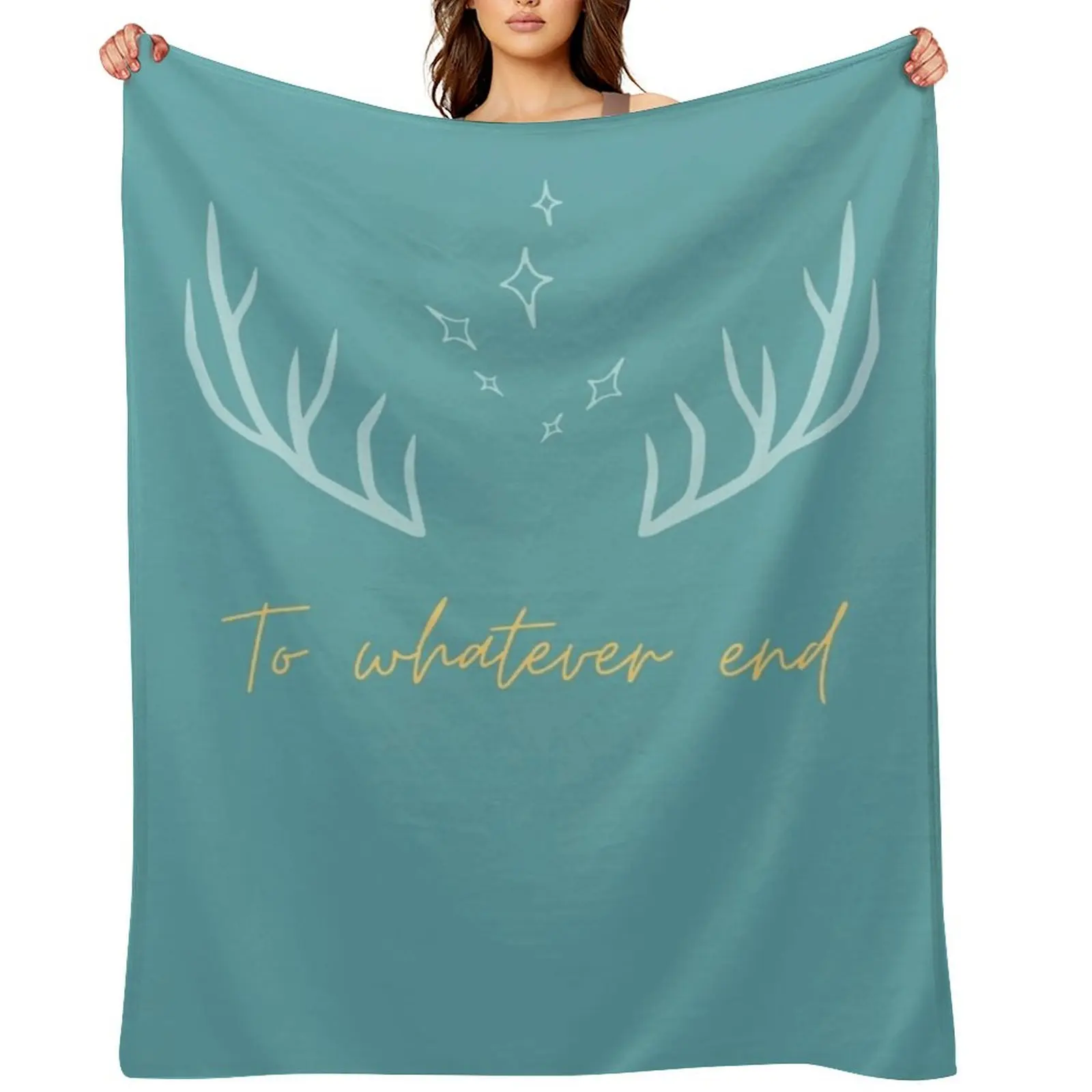 

To Whatever End TOG Teal Throw Blanket Stuffeds Thin Thins Furrys Blankets