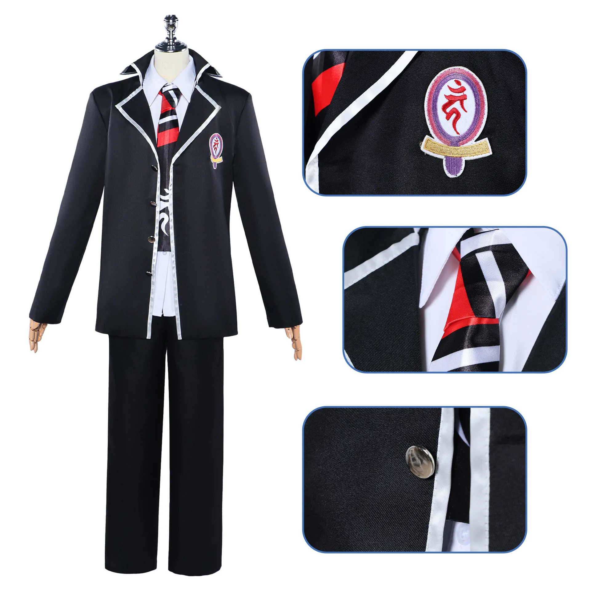 Okumura Rin Cosplay Kostuum Ao No Exorcist Halloween Party Carnaval Kleding Rollenspel Anime Cos Komische Pruiken Prop Disfraz Boys