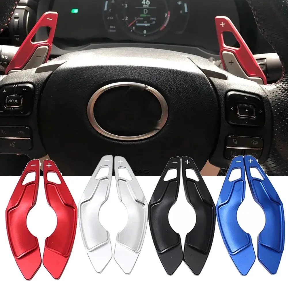 

1 Pair Steering Wheel Shift Paddle Shifter Aluminum Extend Cover for Lexus IS300h IS350 IS250 IS300 IS200t NX300 RC300 2013-2020