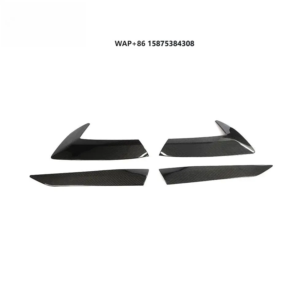 

Power Upgrade Style C8 Carbon Fiber Side Door Fender Vent Trim Door Canards for Chevrolet Corvette C8