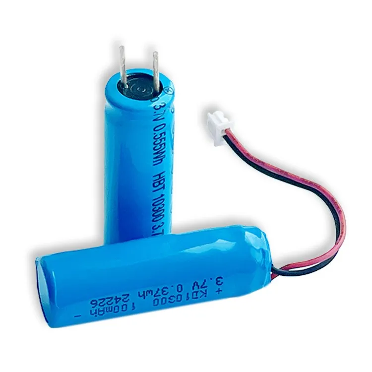 10300 capacitor battery manufacturer provides customized wholesale 100mah 3.7v lighter Bluetooth mouse lithium battery