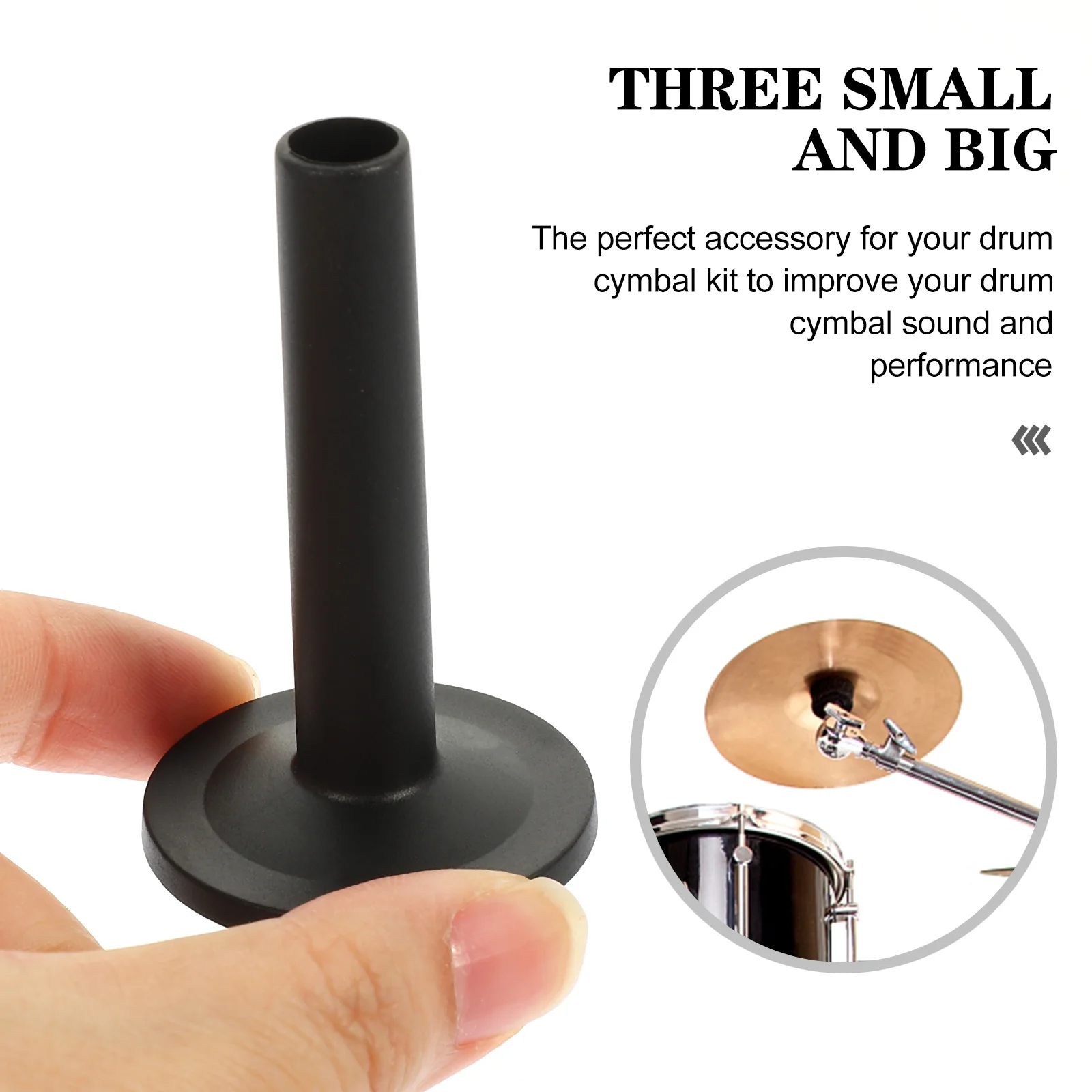 

12pcs Drum Cymbal Sleeves Plastic Replacement For Drum Kits Lightweight Durable Percussion Parts Cymbal Supplies Musical