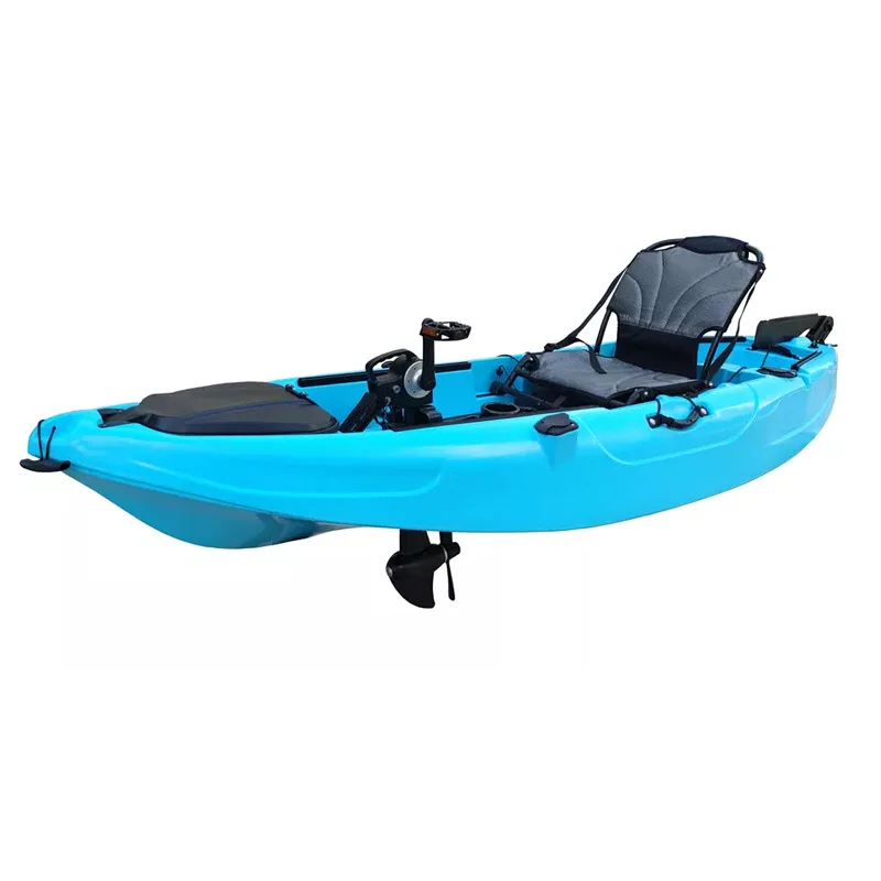 

Pedaling plastic kayak pedaling Luya fishing boat