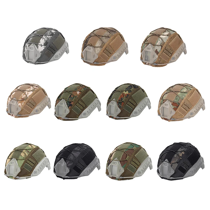 1pc Nylon Mesh Cloth Cover Helmet Accessories Tactical Military Combat Helmet Protective Sleeve Scratch-resistant Durable