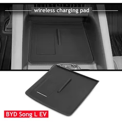 For BYD SONG L EV 2024 2025 Wireless Charging Pad TPE Protector Interior Accessories