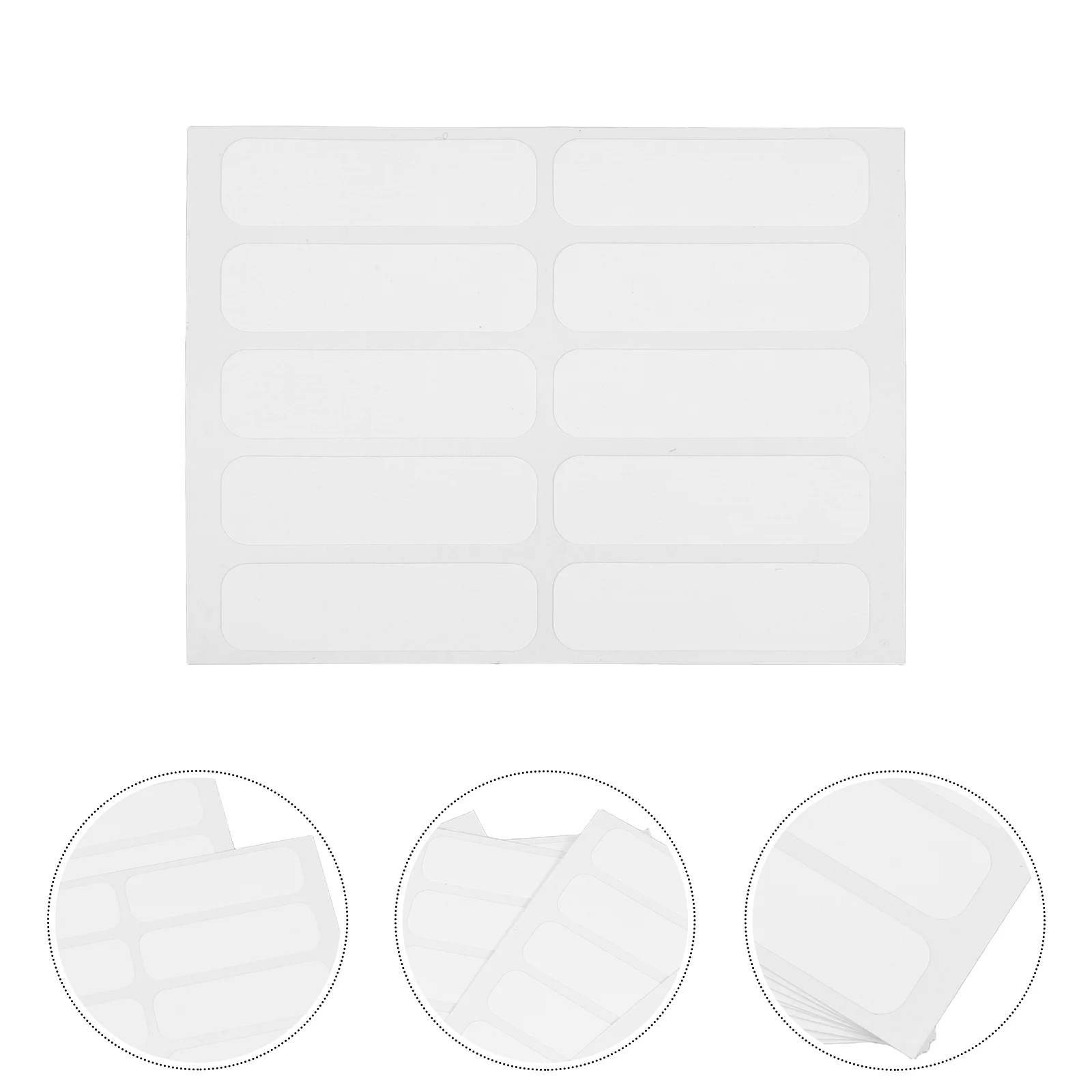 100 Pcs Cloth Label Sticker Clothing Name Labels with Stickers for Bags Clothes Tags